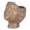 Obal betonový - tvar hlavy, barva měděno-zlatá (Barva Měděná)