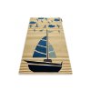 Dětský kusový koberec Petit Sail boat gold (Rozměry koberců 120x170)