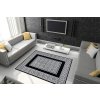Kusový koberec Gloss 6776 85 greek black/ivory (Rozměry koberců 80x150)