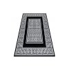Kusový koberec Gloss 6776 85 greek black/ivory (Rozměry koberců 80x150)