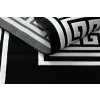 Kusový koberec Gloss 6776 85 greek black/ivory (Rozměry koberců 80x150)