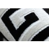 Kusový koberec Gloss 6776 85 greek black/ivory (Rozměry koberců 80x150)