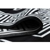 Kusový koberec Gloss 6776 85 greek black/ivory (Rozměry koberců 80x150)