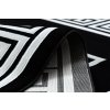 Kusový koberec Gloss 6776 85 greek black/ivory (Rozměry koberců 80x150)