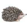 Ježek - figurka z polyresinu, barva šedo-hnědá (Barva Hnědá)