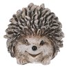 Ježek - figurka z polyresinu, barva šedo-hnědá (Barva Hnědá)