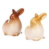 Zajíc - keramická figurka, mix 2 druhů, cena za 1 ks (Barva Vícebarevná)