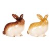 Zajíc - keramická figurka, mix 2 druhů, cena za 1 ks (Barva Vícebarevná)