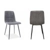 Jídelní židle ALIM (Varianta nohy černé / látka fjord 15 šedá)