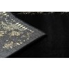 Běhoun Gloss 408C 86 geometric black/gold (Rozměry koberců 80x300)