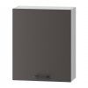 W60D1 h. skříňka 1-dveřová CARLO šedá/grafit
