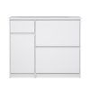 Botník FALCO Simplicity 206, bílý lesk, 92,9x108,9x31,5 cm