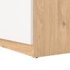 Botník FALCO Simplicity 210, hickory/bílá, moderní skandinávský design