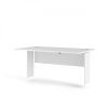 Bílý psací stůl FALCO Office 80400/71, 150x80 cm, moderní design