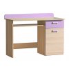 LIMO L10 pracovní stůl jasan/fialová