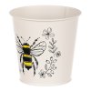 Obal kovový - motiv včelky, barva krémová (Barva Krémová)