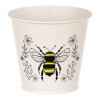 Obal kovový - motiv včelky, barva krémová (Barva Krémová)