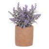 Levandule ve světle hnědém obalu - umělá, barva přírodní (Barva Fialová)