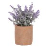 Levandule ve světle hnědém obalu - umělá, barva přírodní (Barva Fialová)