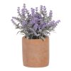 Levandule ve světle hnědém obalu - umělá, barva přírodní (Barva Fialová)
