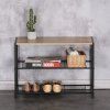 Botník, mdf, hnědá, GD-413 OAK (Barva Hnědá)