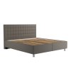 Postel Bobby 180x200 cm hnědá s úložným prostorem a lamelovým roštem