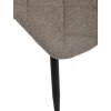 Jídelní židle, hnědá, látka, CT-382 BR2 (Barva Hnědá)