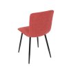 Jídelní židle, červená, manšestrová látka, DCL-964 RED2 (Barva Červená)