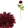 Jiřina - umělá řezaná květina, tmavě červená (Barva Červená)