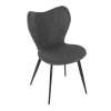 Jídelní židle, šedá, látka, DCL-1031 GREY2 (Barva Šedá)