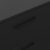 FALCO Komoda Danila 302 černý mat, skandinávský design, 138,7 cm
