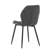 Jídelní židle, šedá, látka, CT-285 GREY2 (Barva Šedá)