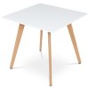 Jídelní stůl 80x80cm, mdf DT-312 WT (Barva Bílá)