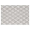 Prostírání plastové - krémovo-šedé, motiv kostek, 45 x 30 cm (Barva Šedá)