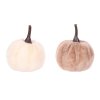 Dýně plastová s látkou, barva cappuccino, cena za balení (24 ks) (Barva Šedá)