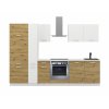 Kuchňská linka Todor 290 dub artisan/bílá + PD 200 bílá