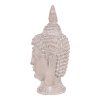 Buddha - hlava z polyresinu, barva šedá (Barva Šedá)
