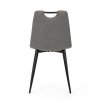 Jídelní židle, šedá, látka, DCL-V2017 GREY2 (Barva Šedá)