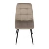 Jídelní židle, béžová, sametová látka, DCL-X7015 CAP2 (Barva Béžová)