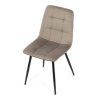 Jídelní židle, béžová, sametová látka, DCL-X7015 CAP2 (Barva Béžová)