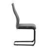 Jídelní židle, hnědá, sametová látka, DCL-X7018 CAP2 (Barva Šedá)