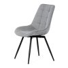 Jídelní židle, šedá, látka, HC-T1130 GREY2 (Barva Šedá)