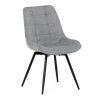 Jídelní židle, šedá, látka, HC-T1130 GREY2 (Barva Šedá)