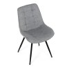 Jídelní židle, šedá, látka, HC-T1130 GREY2 (Barva Šedá)