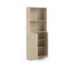 Regál Bask 71760/28, dub sonoma, 203 cm, skandinávský design