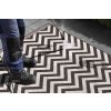 Kusový koberec Twin Supreme 103433 Palma black creme – na ven i na doma (Rozměry koberců 80x250)