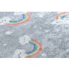 Dětský kusový koberec Junior 52063.801 Rainbow grey (Rozměry koberců 80x150)