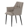 Jídelní židle, šedá, látka, DCH-J2139 GREY2 (Barva Šedá)