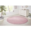 Kusový koberec Nasty 104446 Light-Rose kruh (Rozměry koberců 200x200 (průměr) kruh)