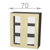 kuchynska horna vysoka vitrina sirka 70 cm 2 dvierka 5qx6puwbtrdjxung ogzpoexk6dsdc456